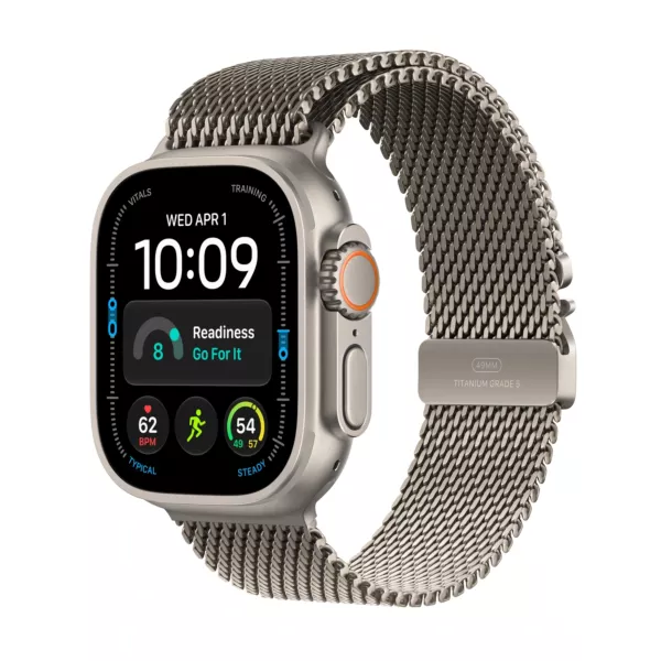 Apple Watch Ultra 4 with Milanese Loop