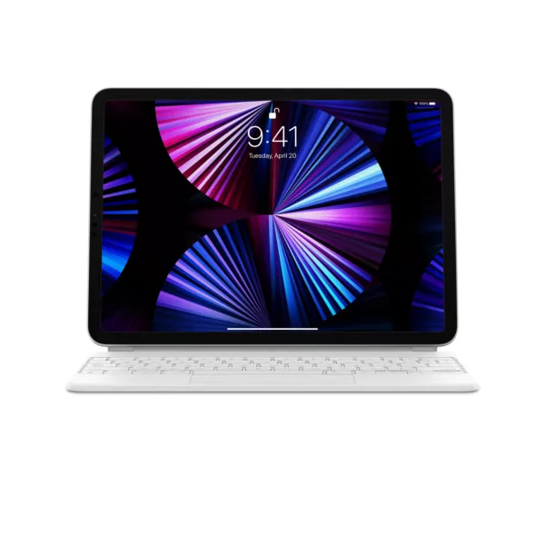 Magic Keyboard for iPad Pro 11-inch (3rd Gen) - Arabic - White