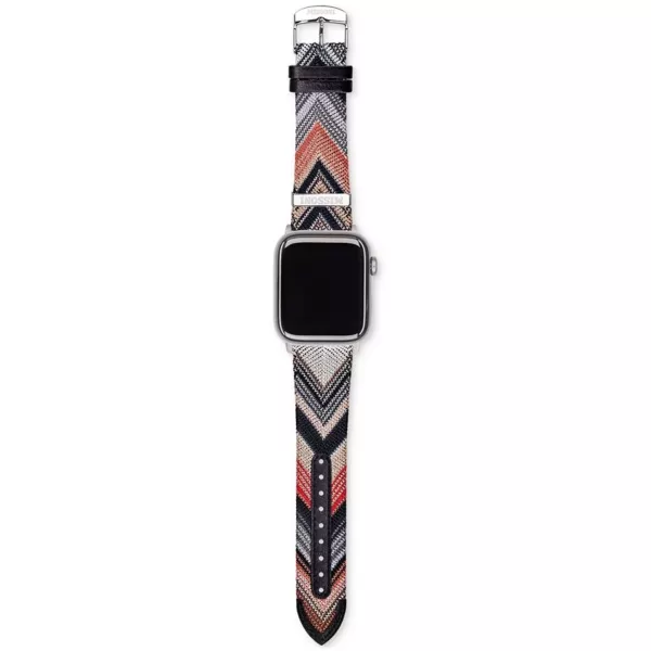 Missoni Zigzag Fabric Ardillon Apple Watch 42-45mm Strap SG - Multicol