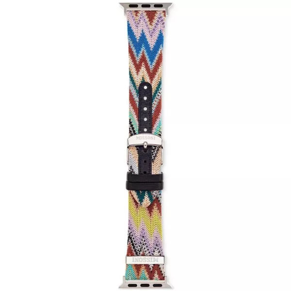 Missoni Zigzag Fabric Ardillon Apple Watch 38-41mm Strap - Multicolor