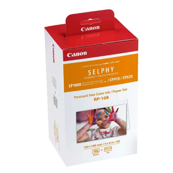 Canon RP-108 High-Capacity Color Ink-Paper Set