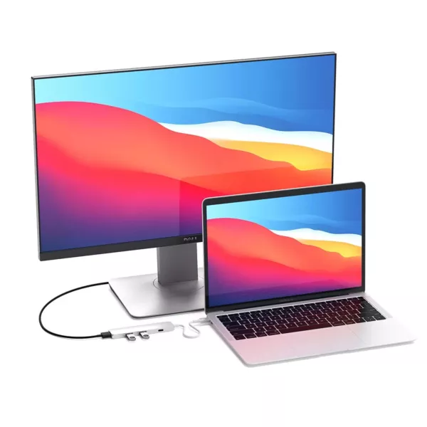 Satechi Slim USB-C -HDMI-2USBC-1USBA Adapter