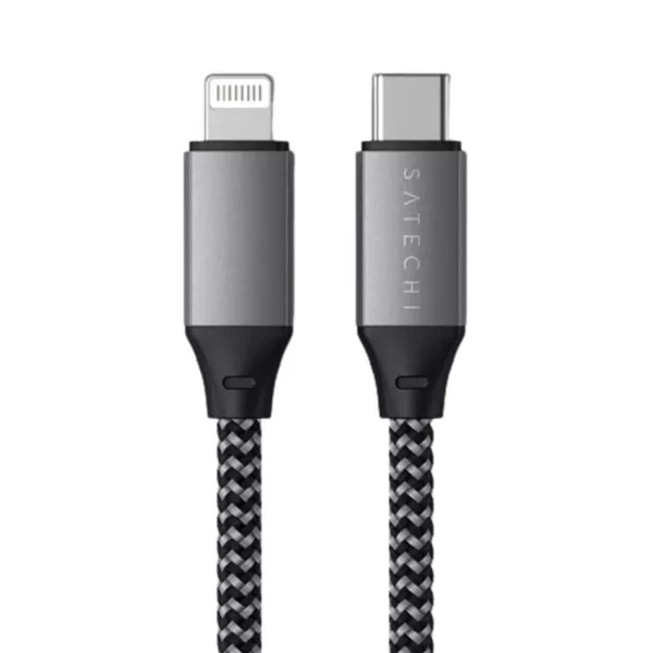 Satechi USB-C to Lightning Cable (0.25m) - Space Gray