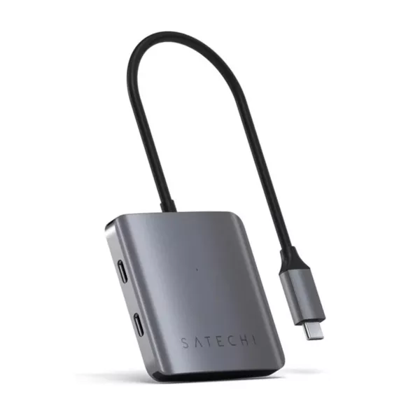 Satechi - Aluminium 4 Port USB-C Hub - Space Gray