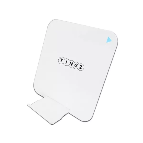 Tingz Fast Qi Wireless Charger Stand 10W - أبيض