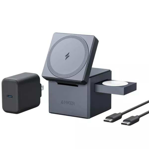 Anker 3in1 MagSafe Cube - Gray