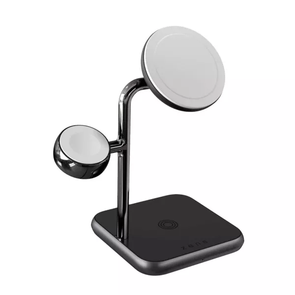 Zens 4-in-1 MagSafe + Watch Wireless Charger - Black