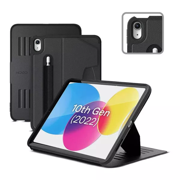 Zugu iPad 10.9-inch (10th Gen) Case - Black