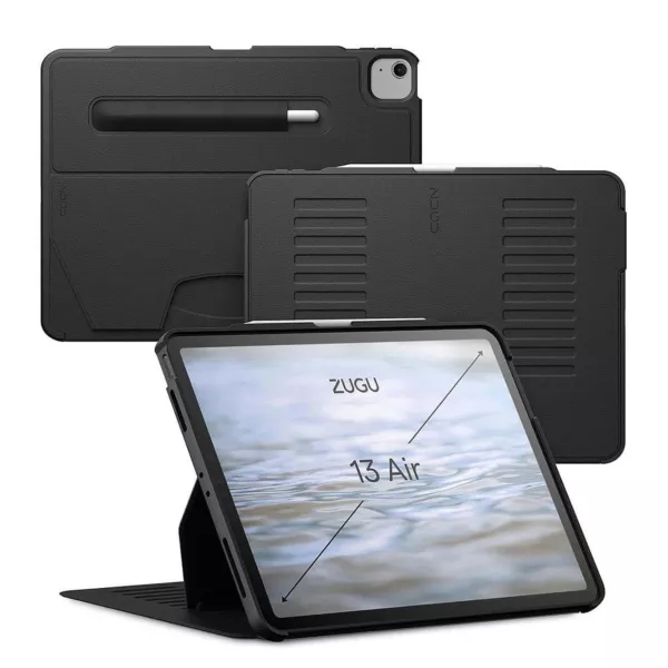 Zugu 13-inch iPad Air M2/12.9-inch iPad Pro Case - Black