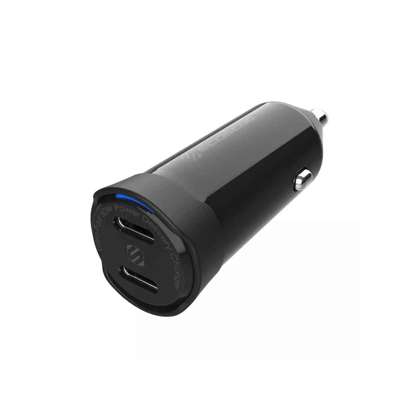 Scosche PowerVolt 60W USB-C PD 3.0 Car Charger - Black