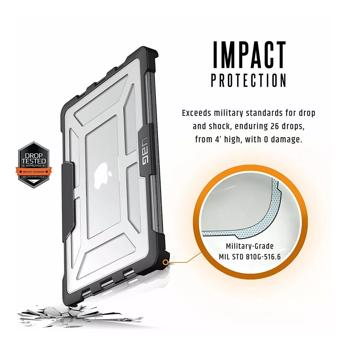 UAG MacBook Neo Scout Case - Ice