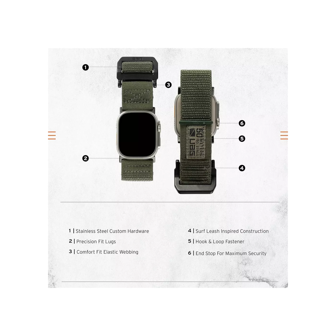 UAG Active Strap Apple Watch 42-49mm