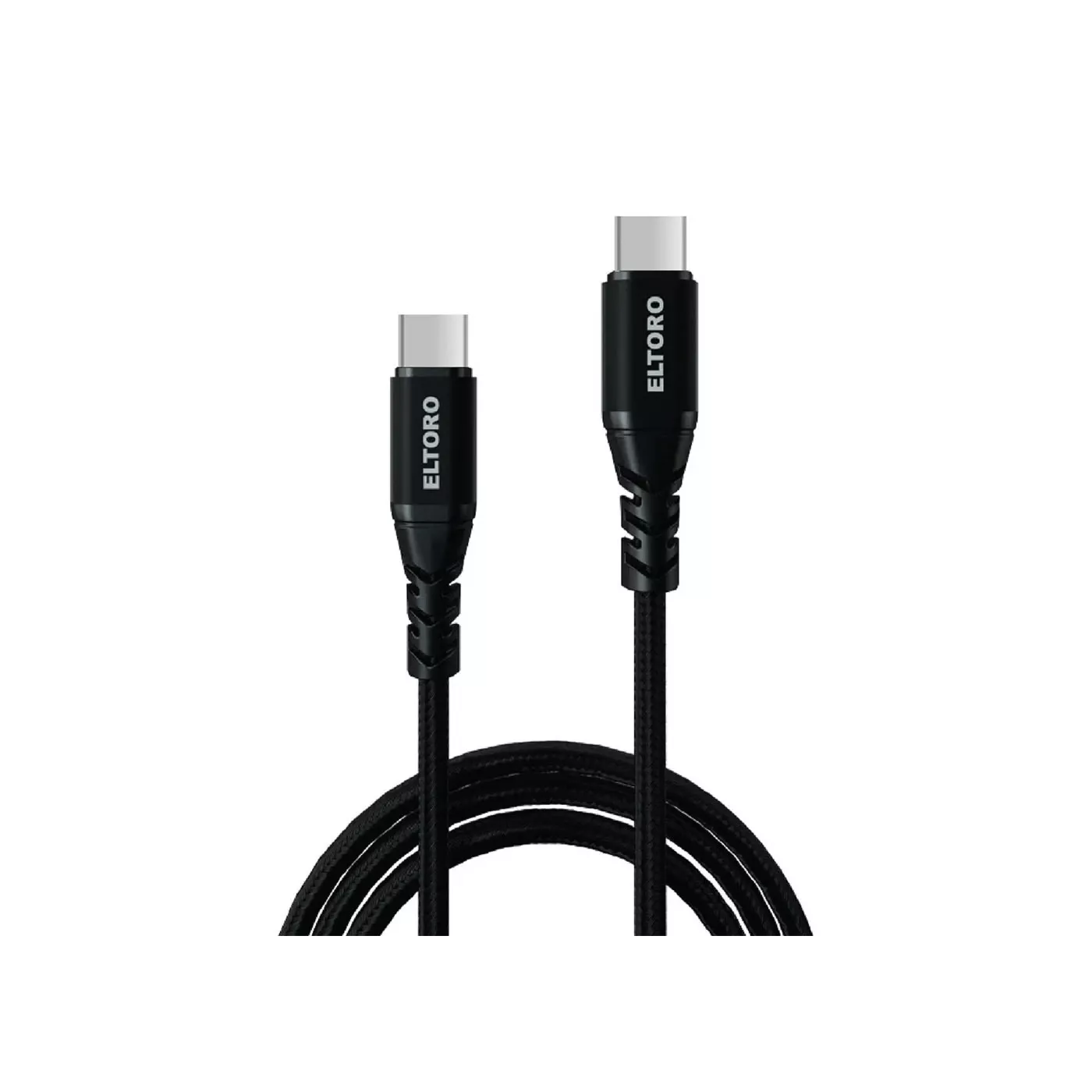 ElToro Nylon Kevlar 240W USB-C to USB-C (1m) Cable - Black