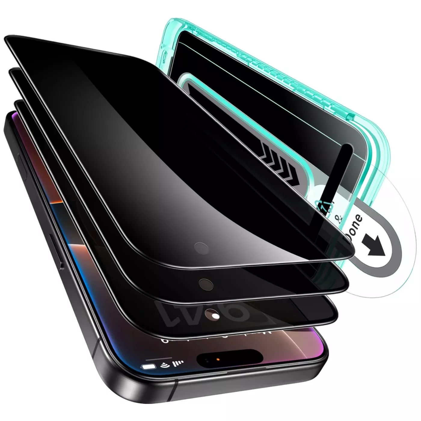 ElToro DS CF iPhone 16 Pro Screen Protector - Privacy