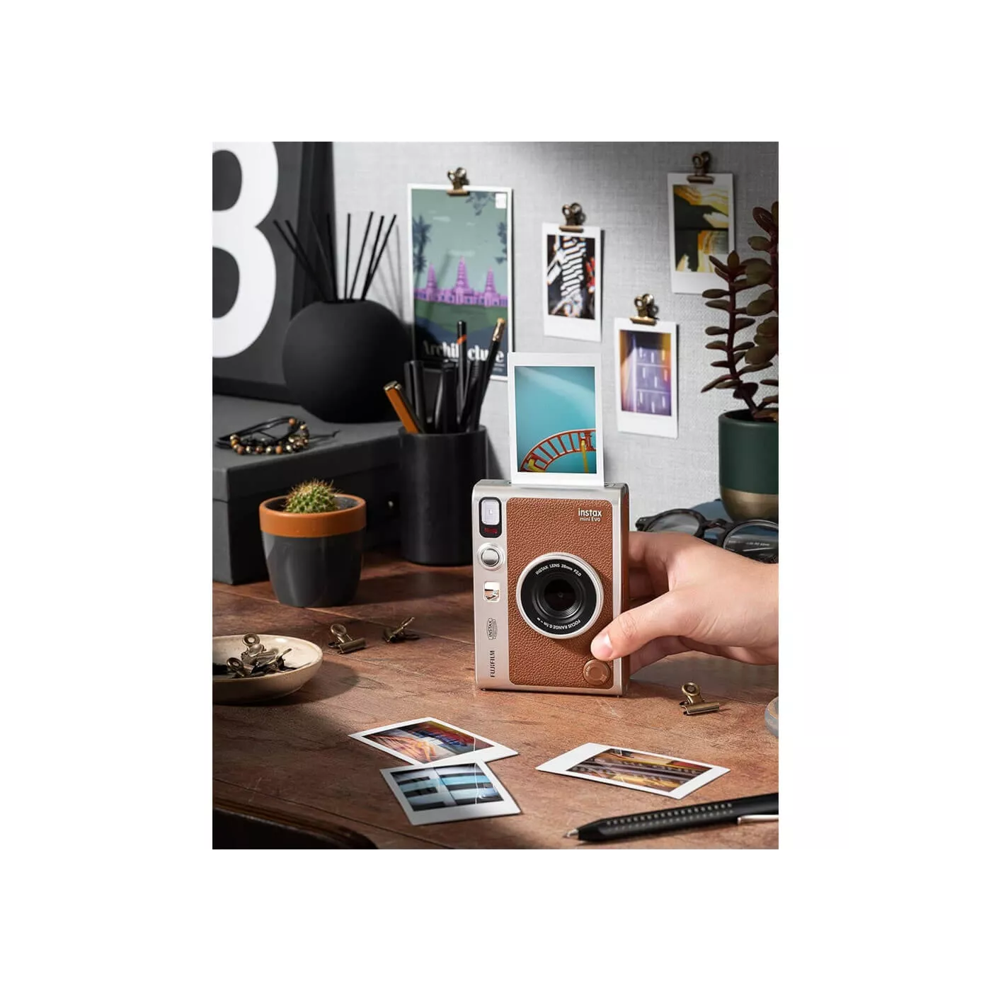 Fujifilm Instax mini EVO Hybrid Instant Camera