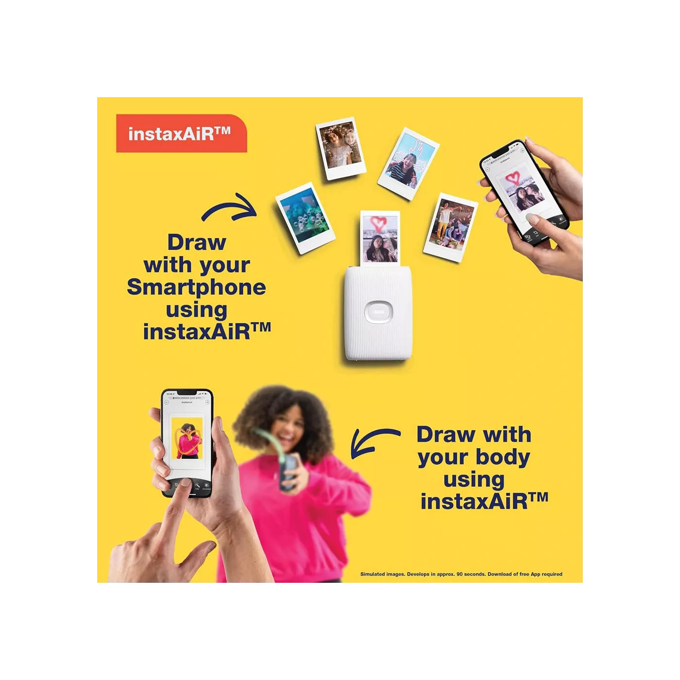 Fujifilm Instax Mini Link 2 Printer - Clay White