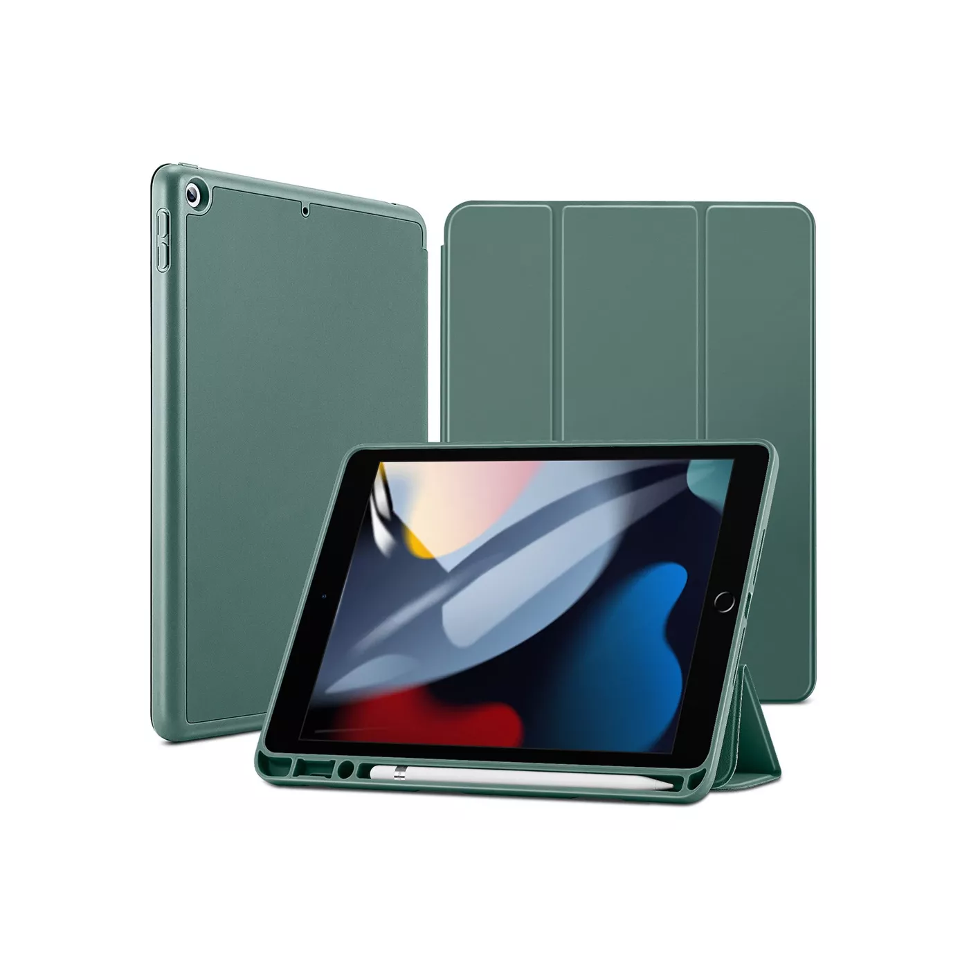 ESR Rebound iPad 11Gen/10.9 Pencil Case - Forest Green