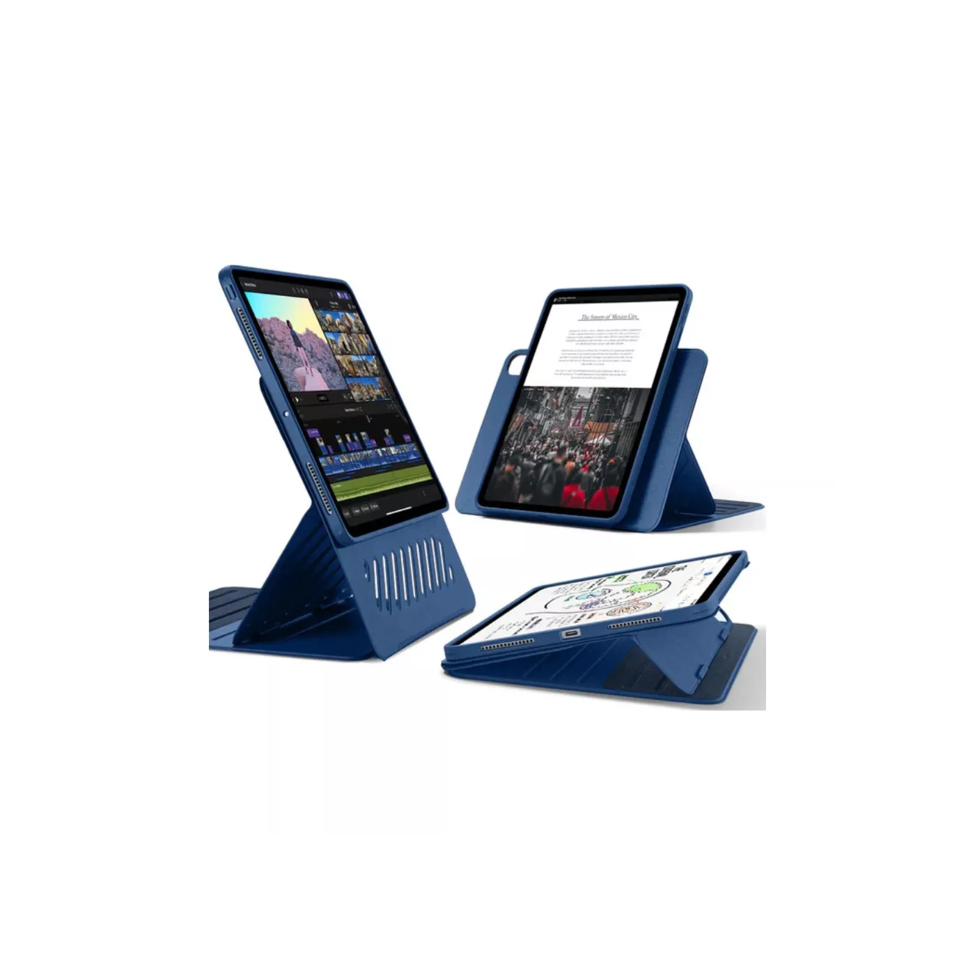 ESR Shift 13-inch iPad Air M2 Magnetic Case - Blue