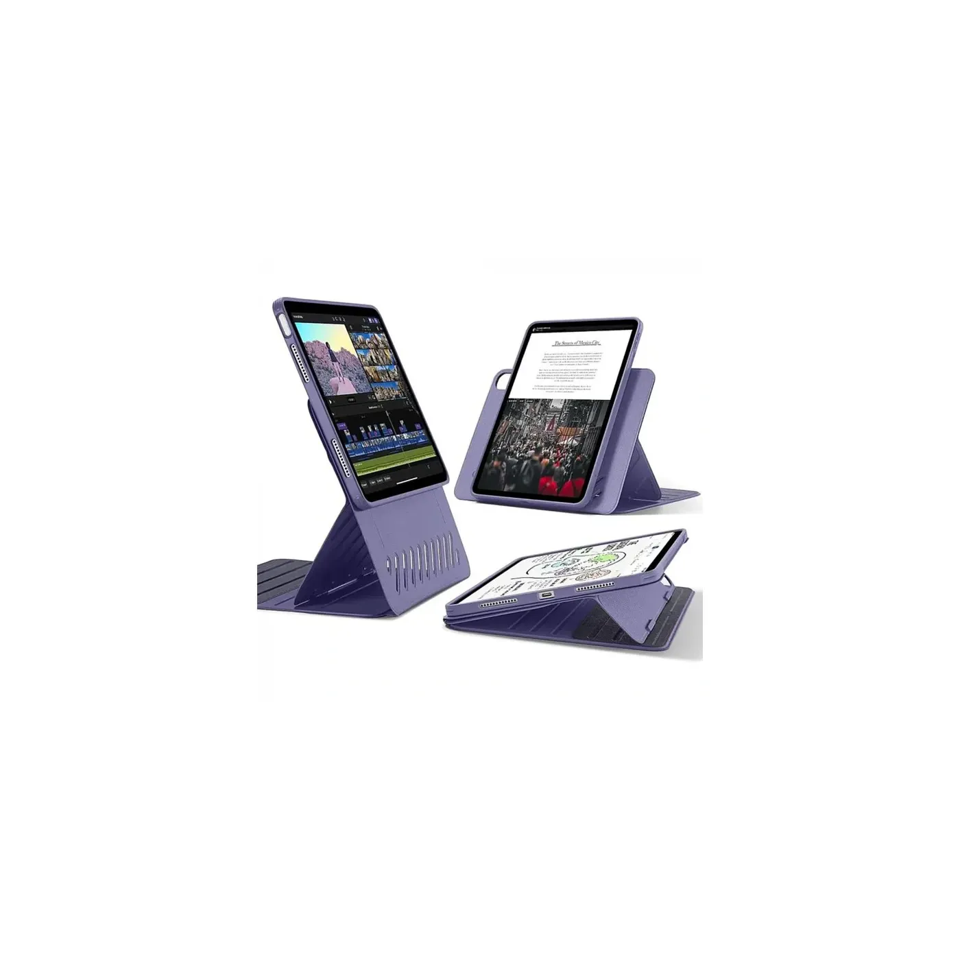 ESR Shift جراب مغناطيسي لجهاز iPad Air 13 2024 - بنفسجي