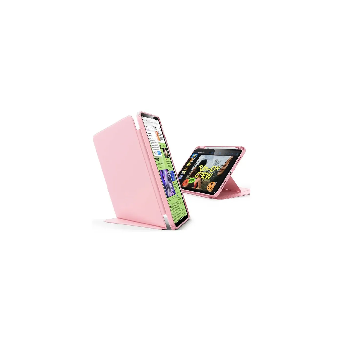 ESR Flip iPad 11Gen/10.9 Hybrid Pencil Holder Case - Pink
