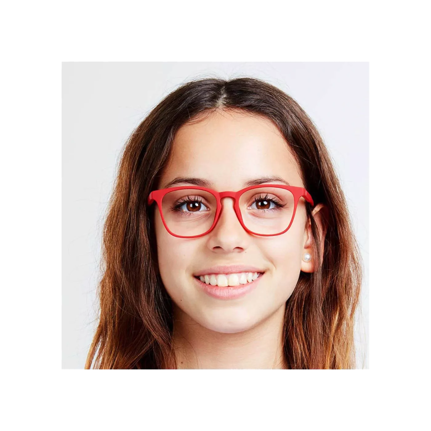 Barner Dalston Kids Anti-Bluelight Eyeglasses-Ruby Red