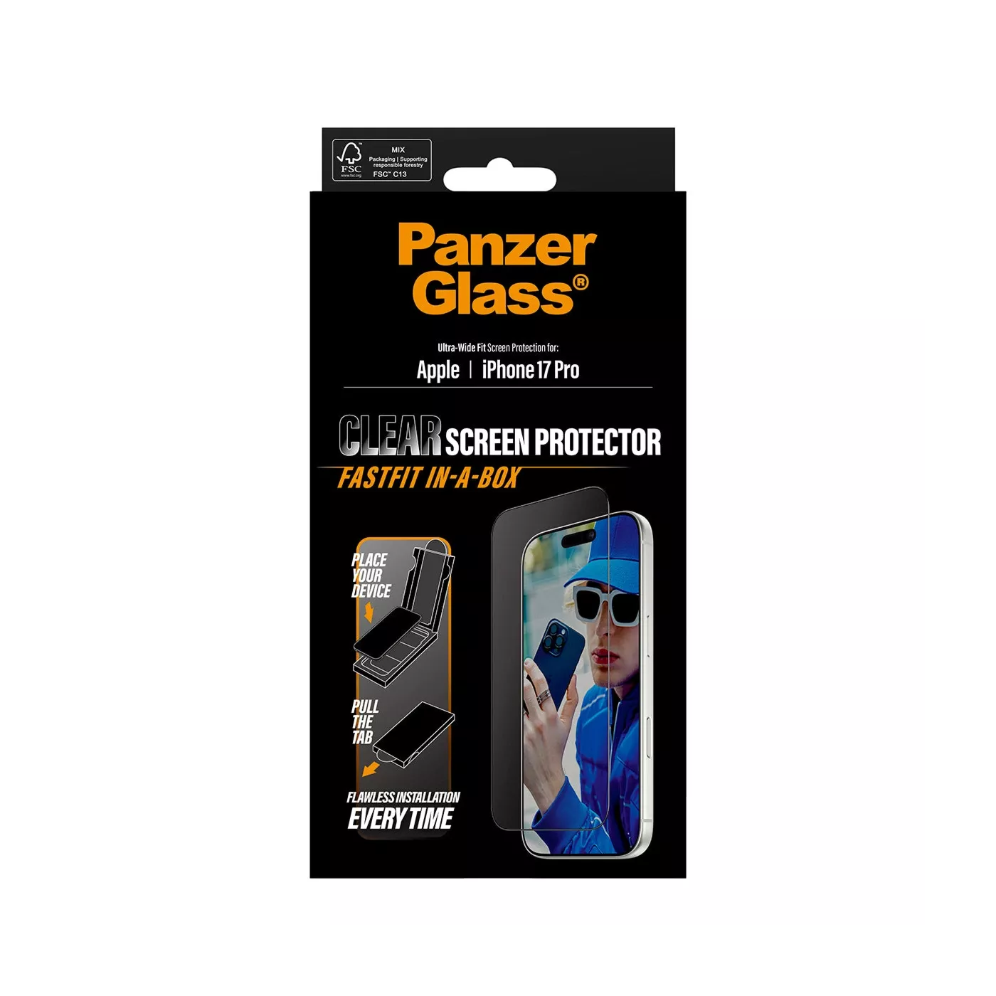 PanzerGlass UWF iPhone 17 Pro Screen Protector