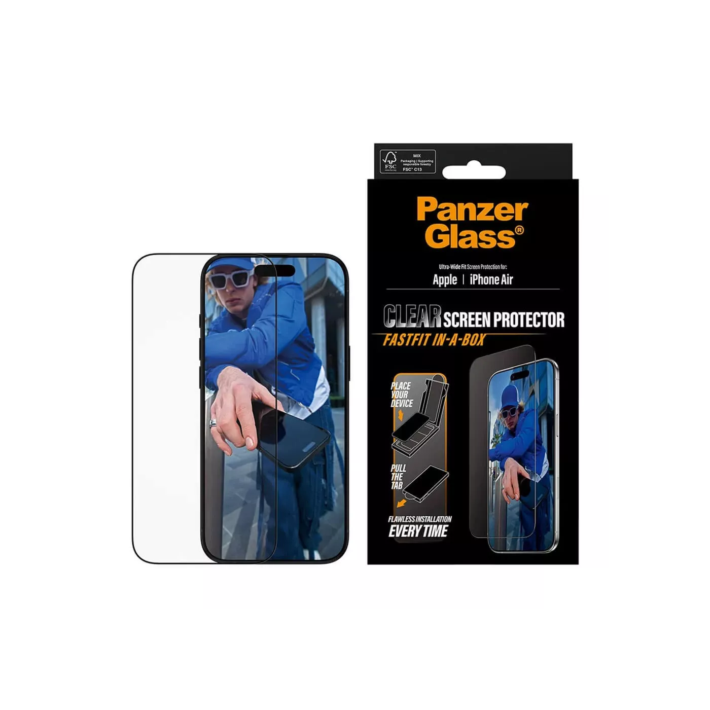 PanzerGlass UWF iPhone 17 Air Fastfit Protector