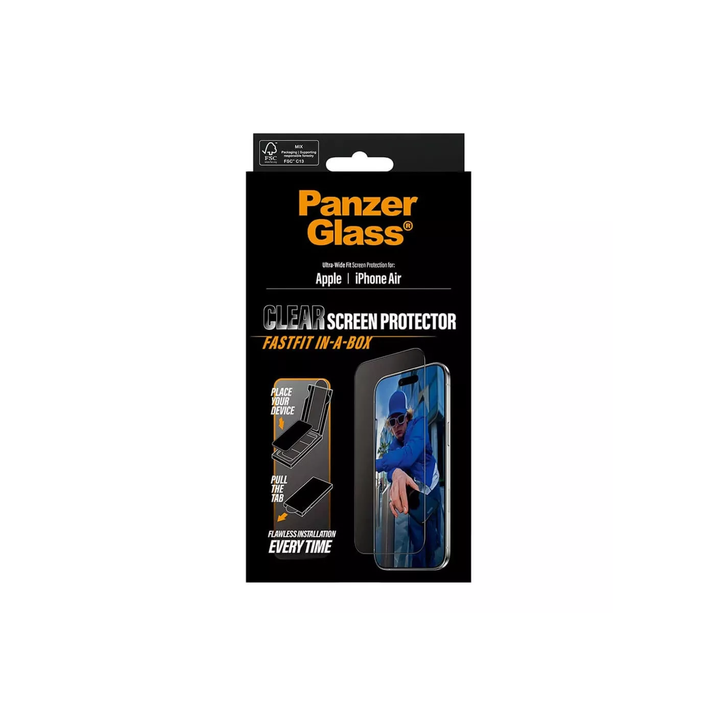 PanzerGlass UWF iPhone 17 Air Fastfit Protector