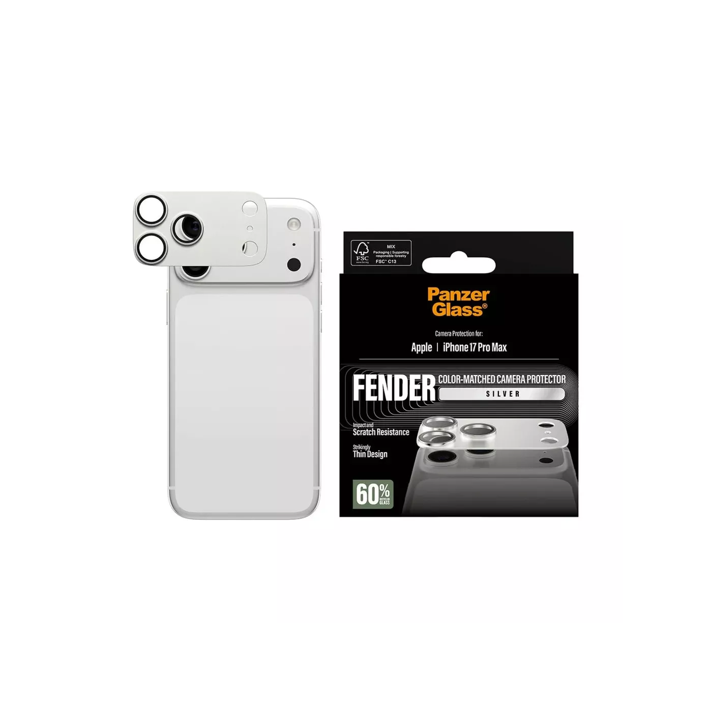 PanzerGlass Fender iPhone 17 Pro Max Lens Protector