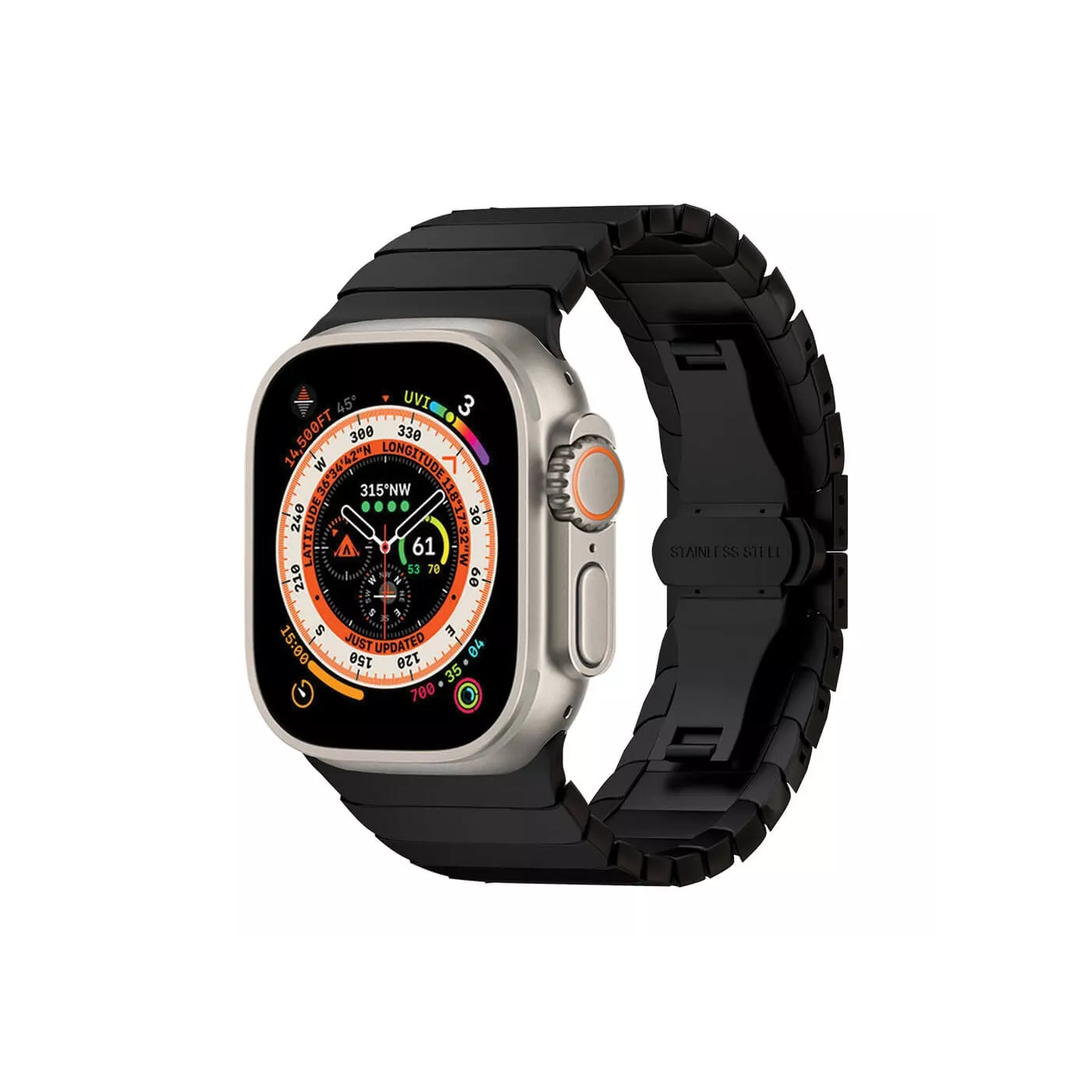 Smartix Premium Apple Watch 42-49mm Stainless Steel Strap