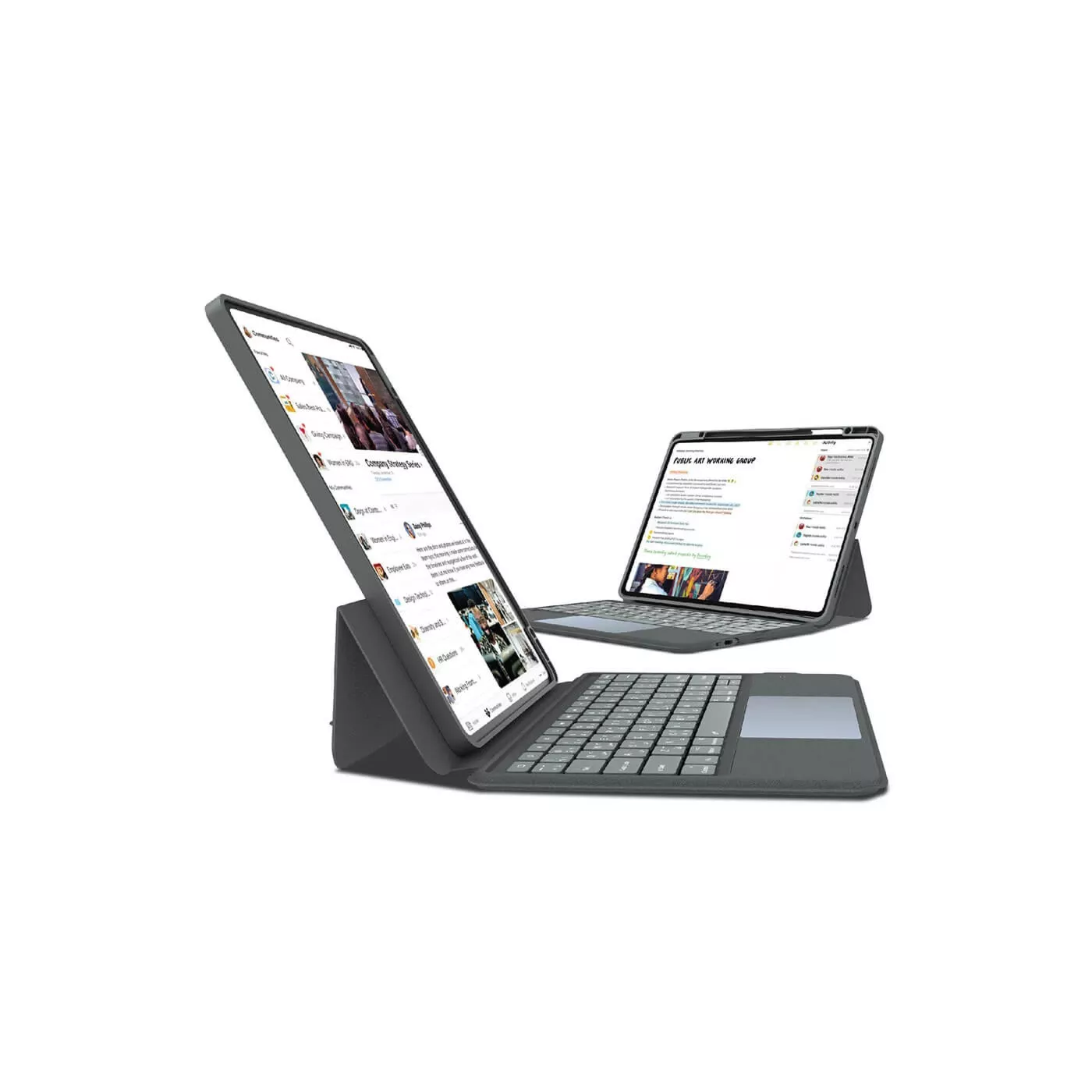 Smartix 13-inch iPad Air& Pro12.9 Wireless Keyboard Case - Black