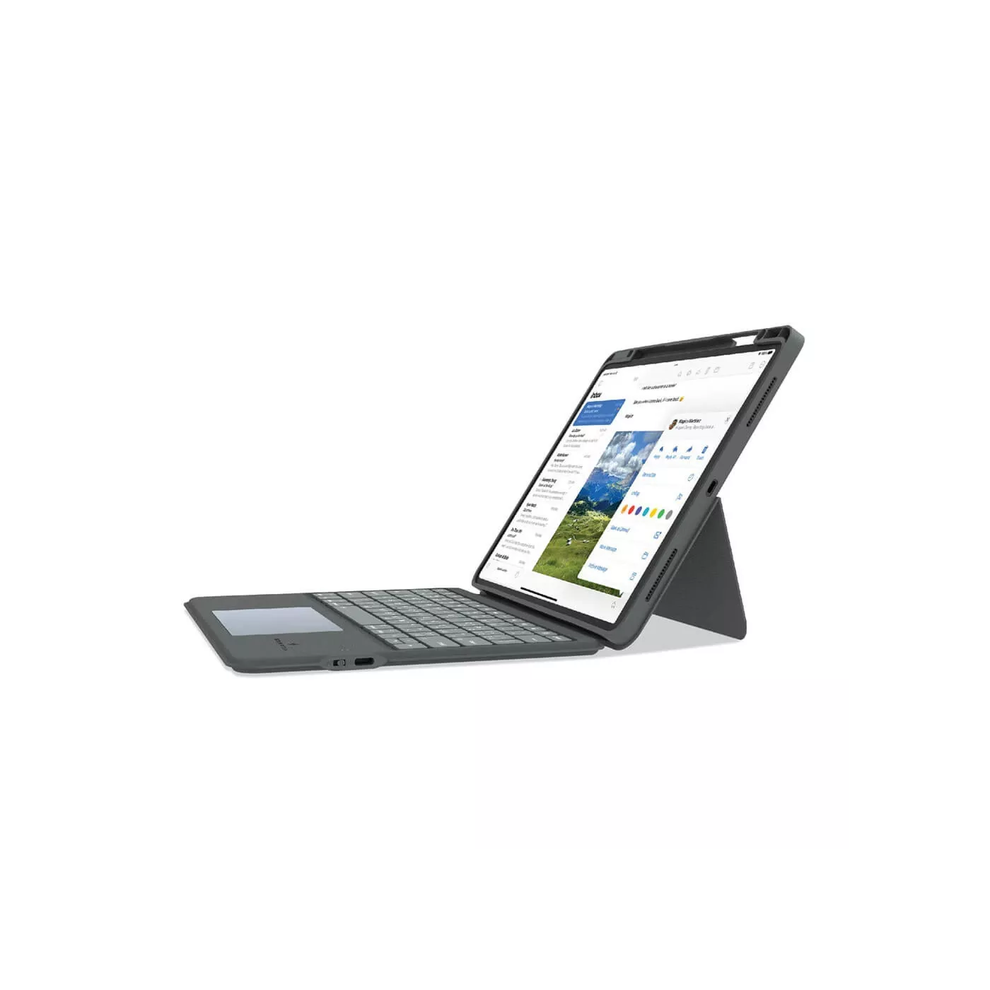 Smartix 13-inch iPad Air& Pro12.9 Wireless Keyboard Case - Black