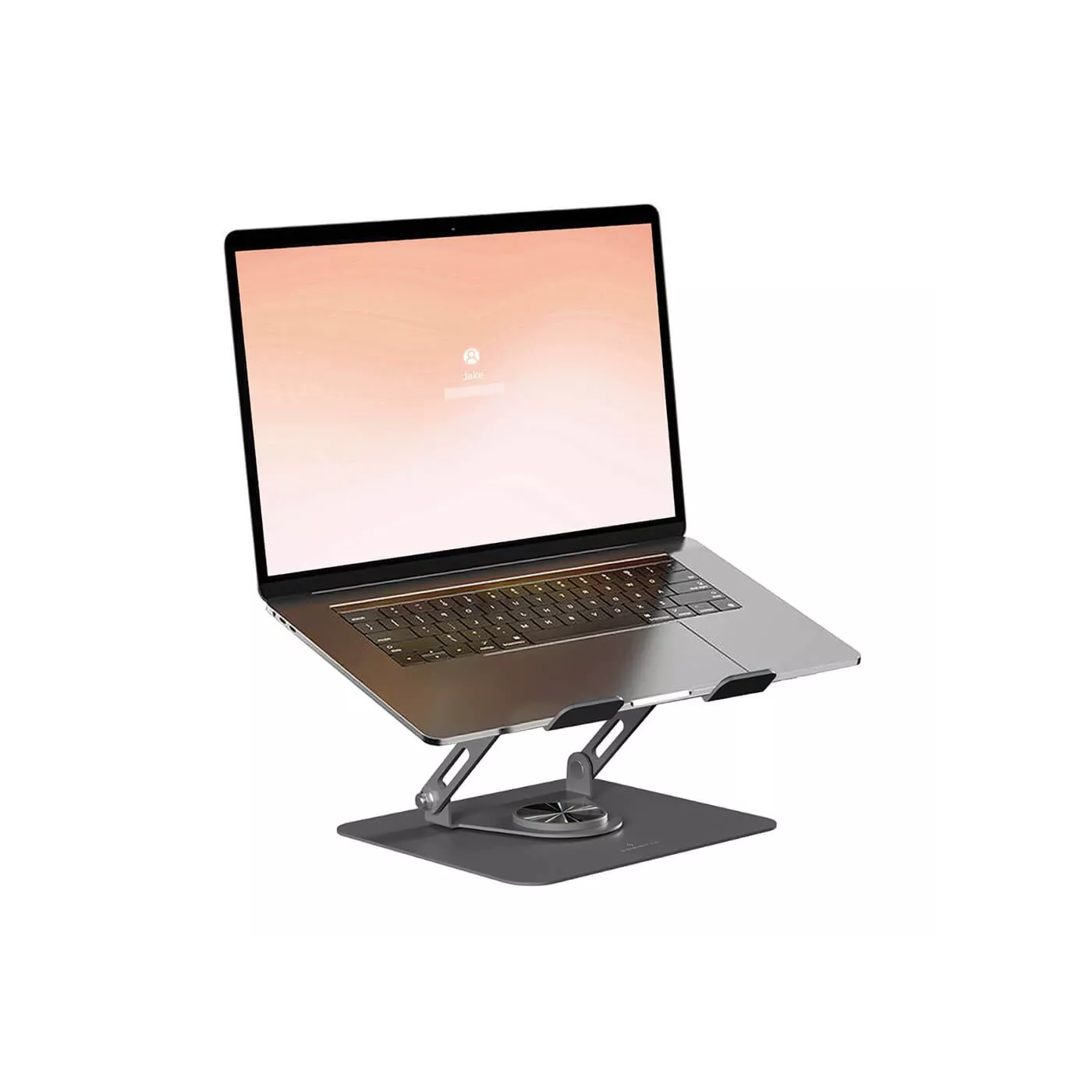 Smartix Rotatable Aluminium Laptop Stand - Gray