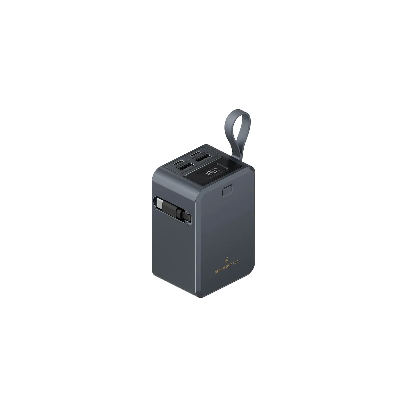 Smartix Premium Grid بطارية متنقلة 20K بقدرة 70W - أسود