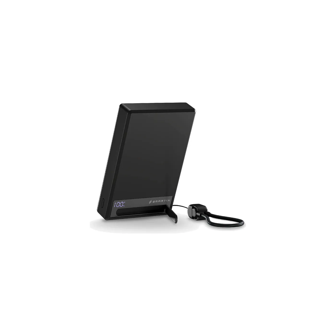 Smartix Magcool بطارية متنقلة مغناطيسية Qi25 10K بقدرة 45W - أسود