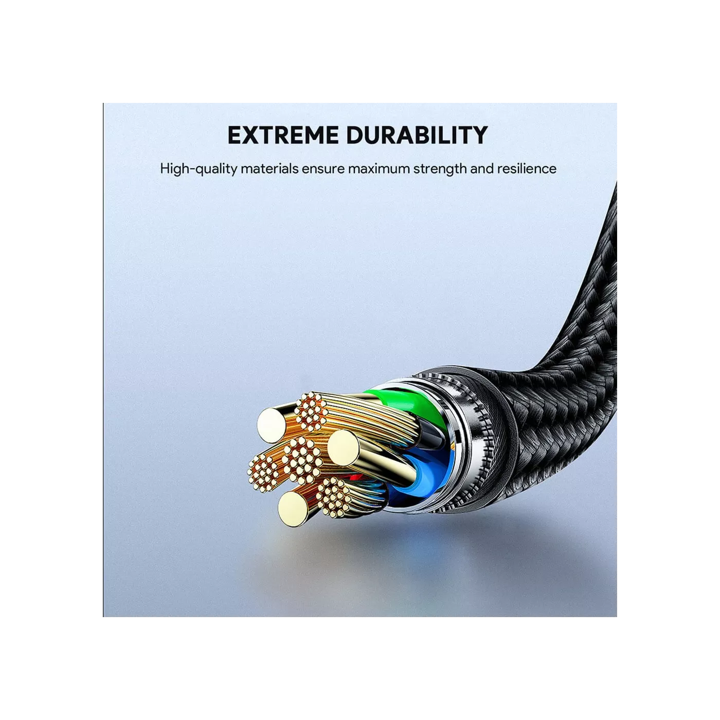 Aukey Nylon USB-C to USB-C (1.8m) Braided Cable - Black