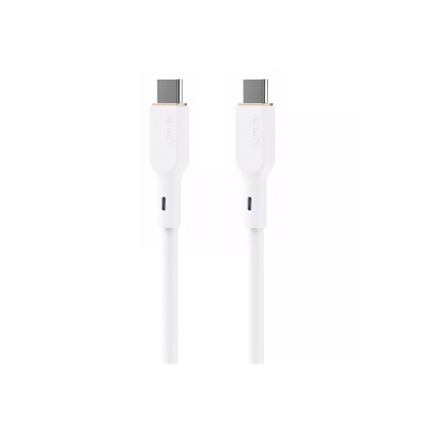 Aukey Silicone USB-C to USB-C 140W (1.8m) Cable - White