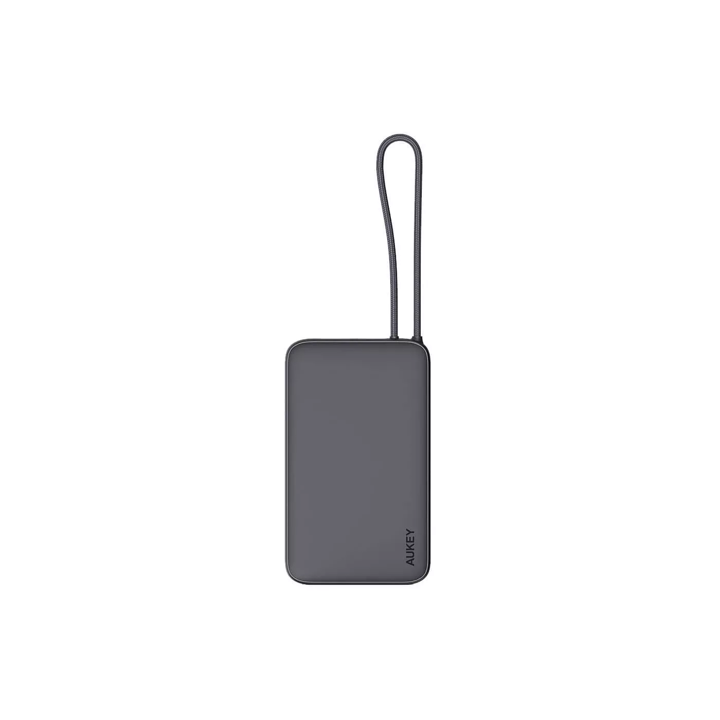 Aukey Spark Sling 15W 10K Slim Power Bank - Gray