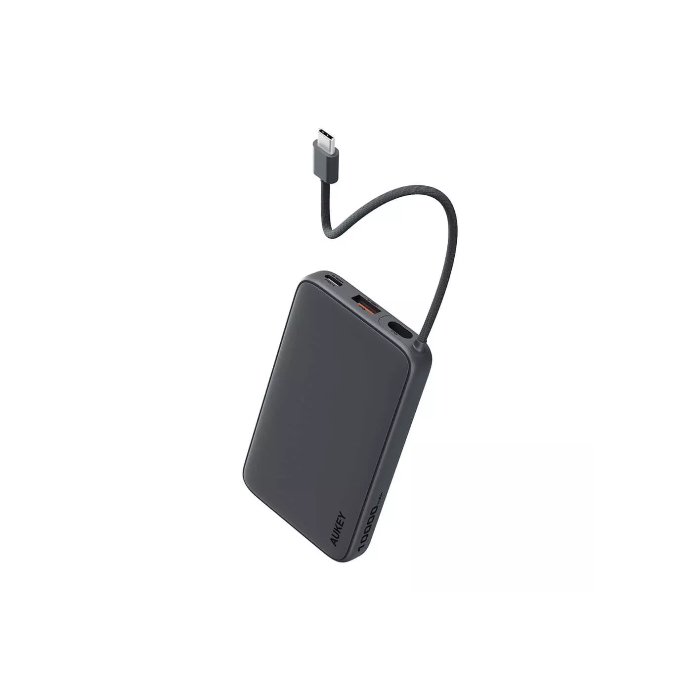 Aukey Spark Sling 15W 10K Slim Power Bank - Gray