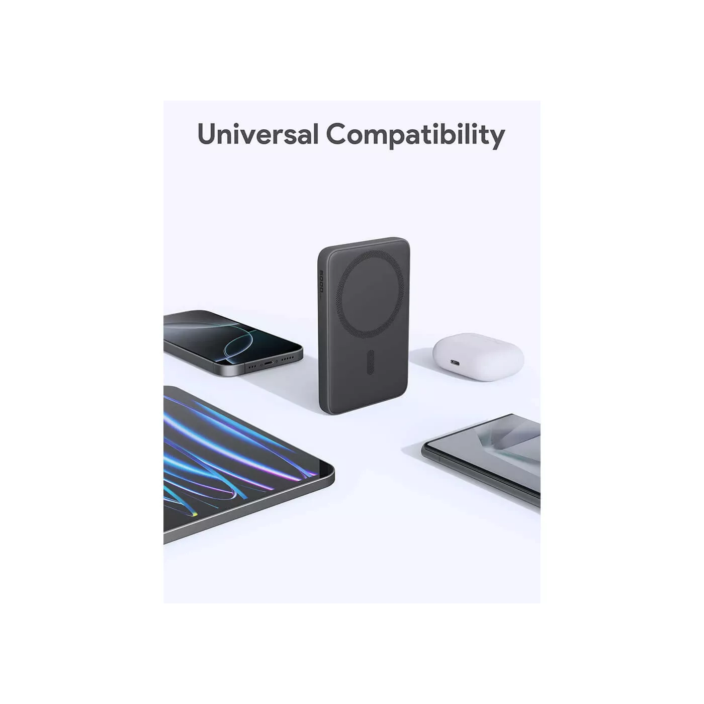 Aukey 20W 5K mAh Power Bank - Gray