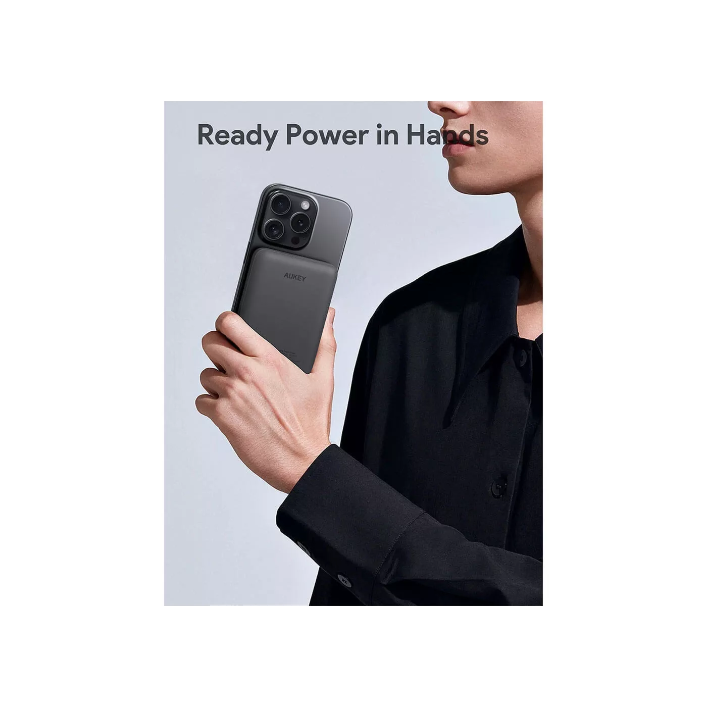 Aukey 20W 5K mAh Power Bank - Gray