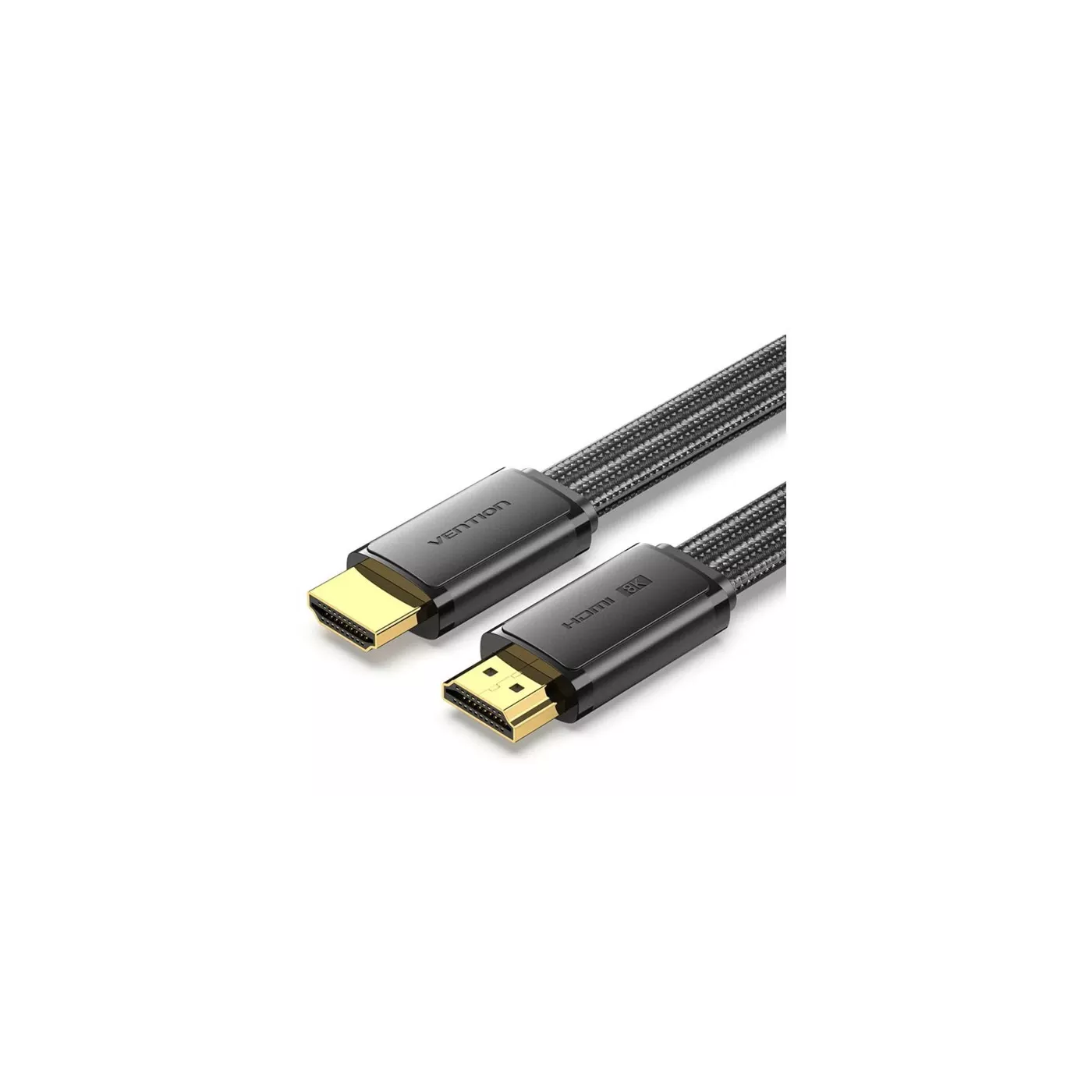 Vention Braided HD 8K (2m) Aluminium HDMI Cable - Black