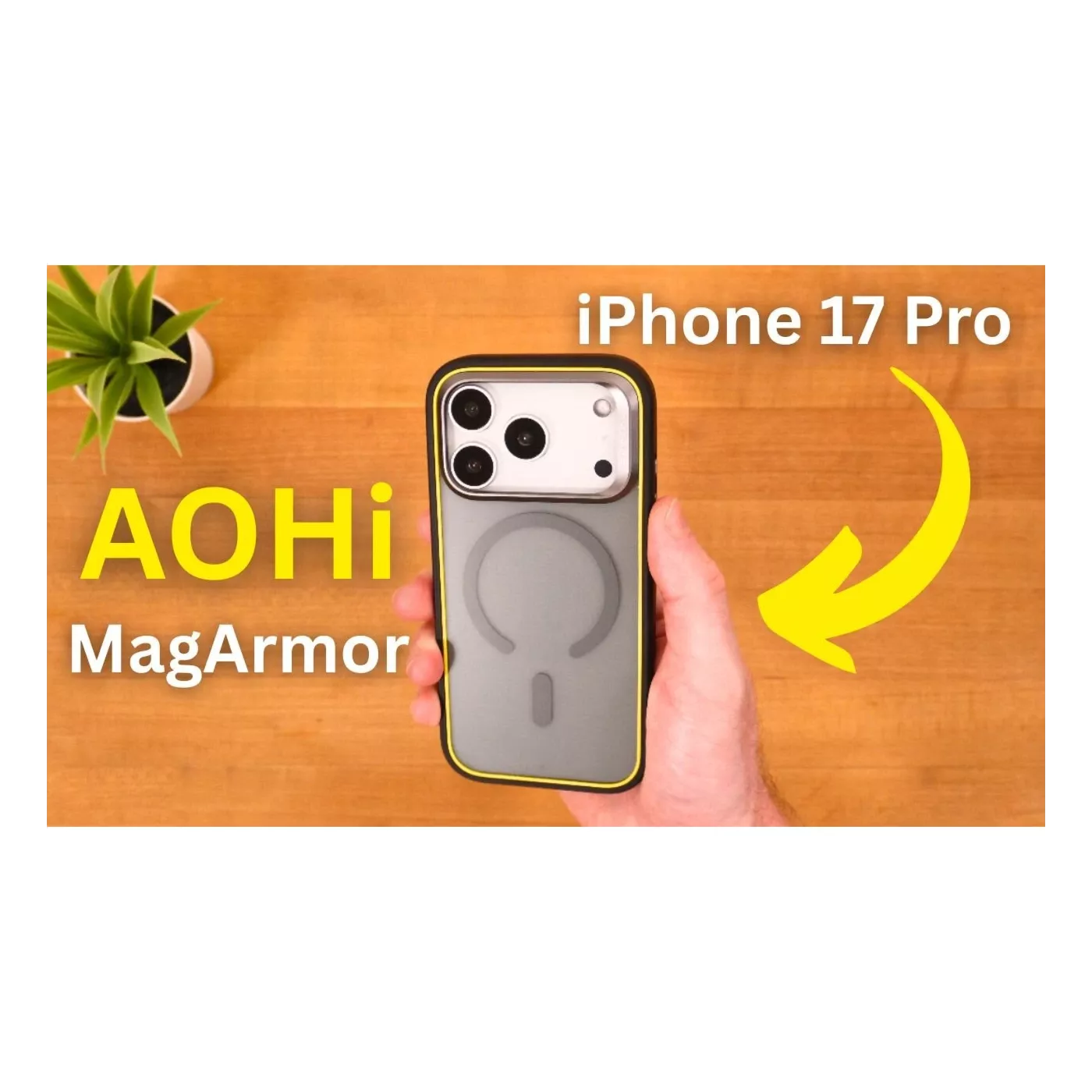 Aohi MagArmr Pro iPhone 17 Pro MagSafe Case