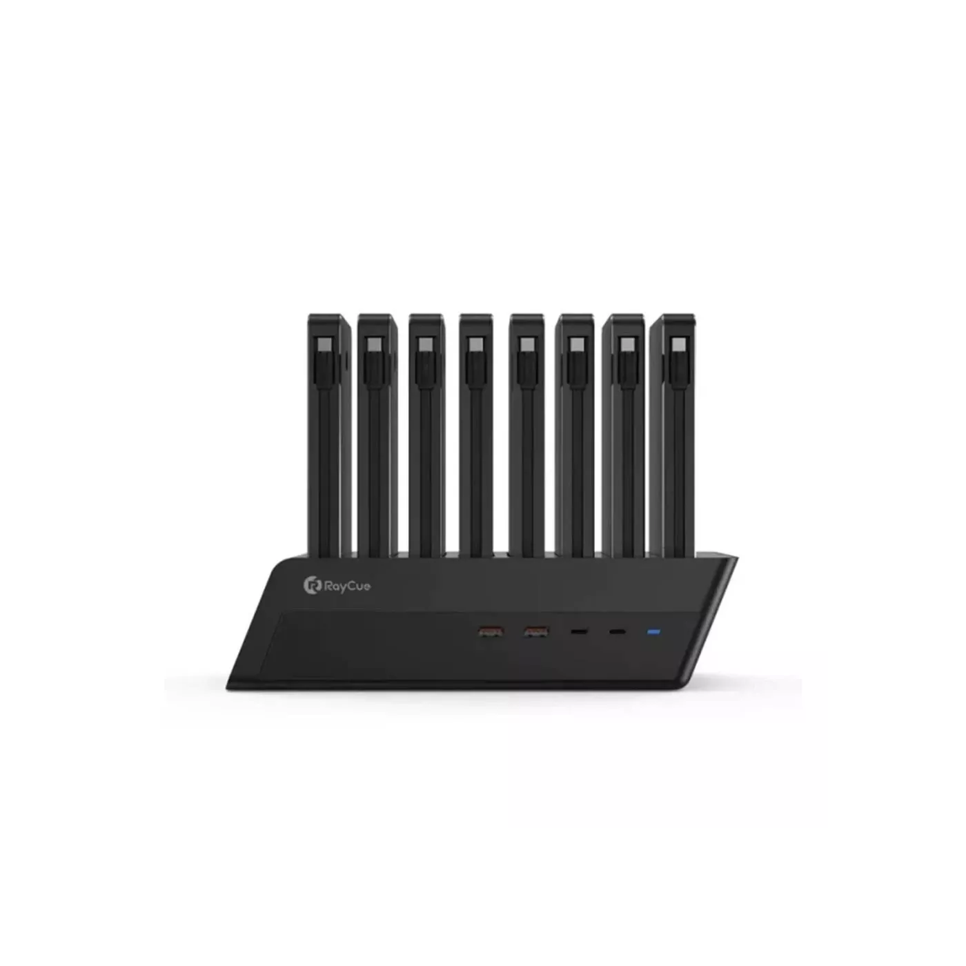 Raycue 8in1 10K Power Bank Station PD 20W UK - Black