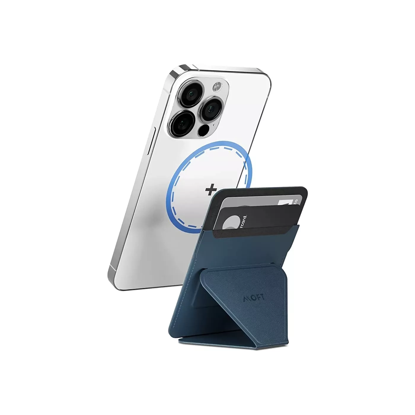 MOFT Tripod Snap-On MagSafe iPhone Stand & Wallet