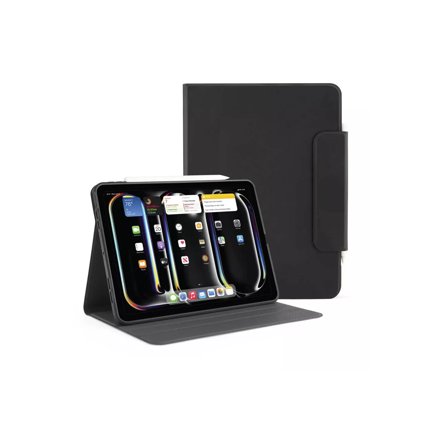 Pipetto Origami No 5 11-inch iPad Pro Rotating Case - Black