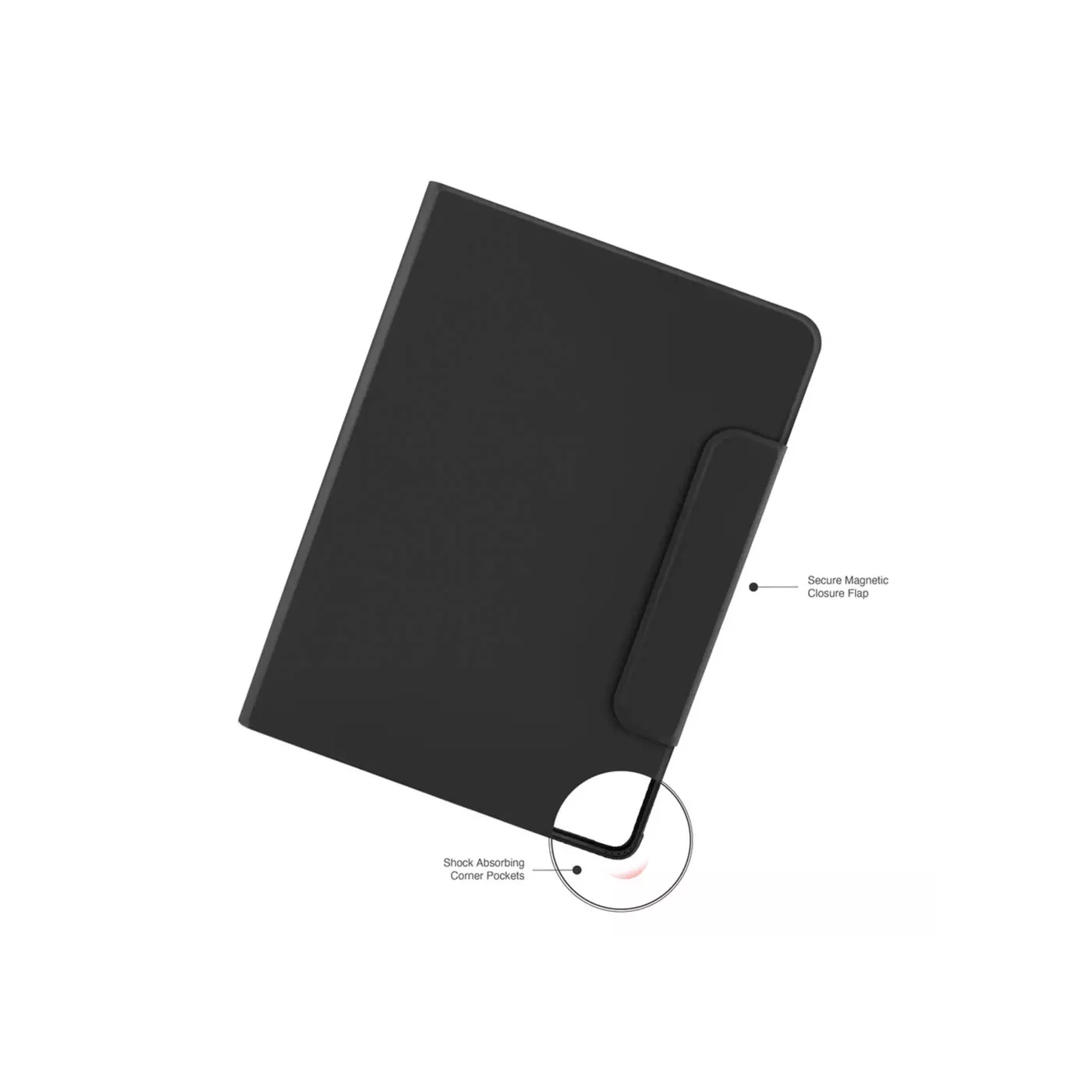 Pipetto Origami No 5 11-inch iPad Pro Rotating Case - Black