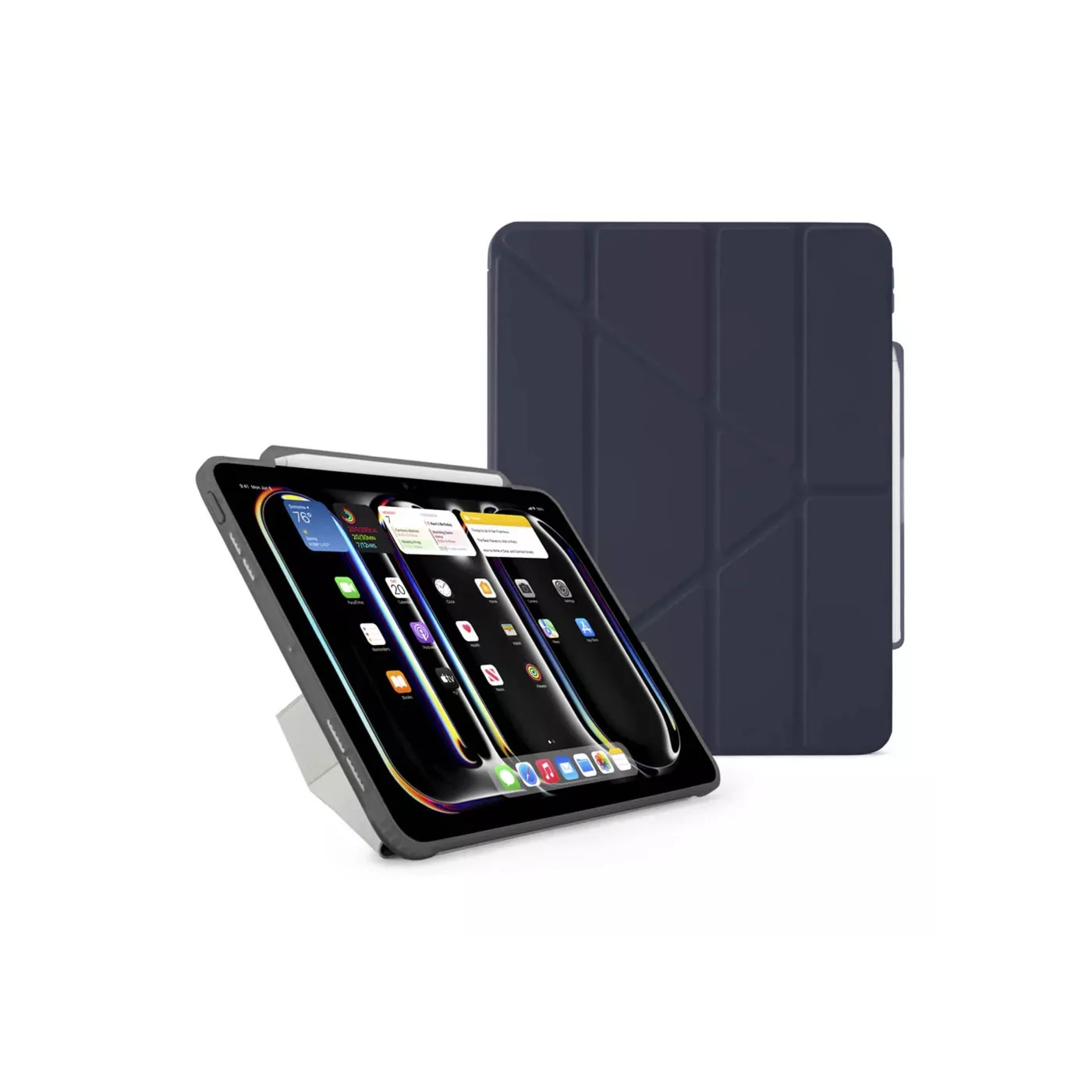 Pipetto Origami No 3 13-inch iPad Pro M4 Pencil Case - Blue