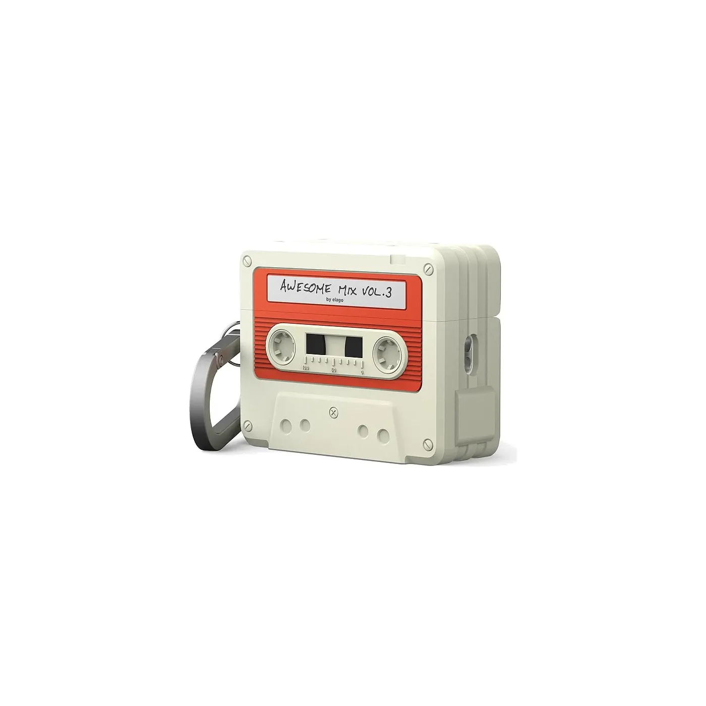 Elago Hand AirPods Pro 3 Classic Tape Hang Case - White/Red