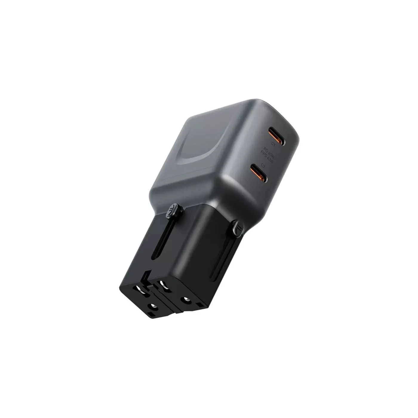 Energea TravelGo 45W Dual USB-C Travel Adapter